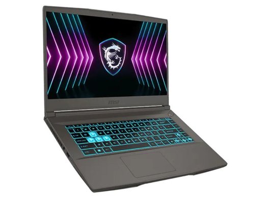 Ноутбук игровой MSI Thin 15 B2RVE-3450XRU/9S7-16R831-3450/Core i5-210H/16Gb/512Gb/15.6 FHD IPS/RTX4050 6Gb/DOS серый